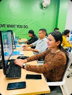 Developer Working
