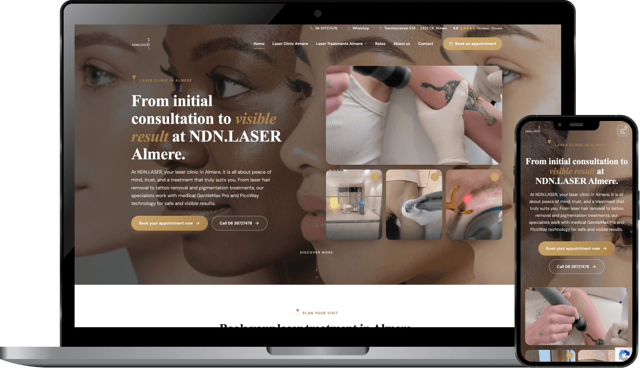 Welcome to NDN.LASER, your specialist in beauty and skin improvement in Almere.
