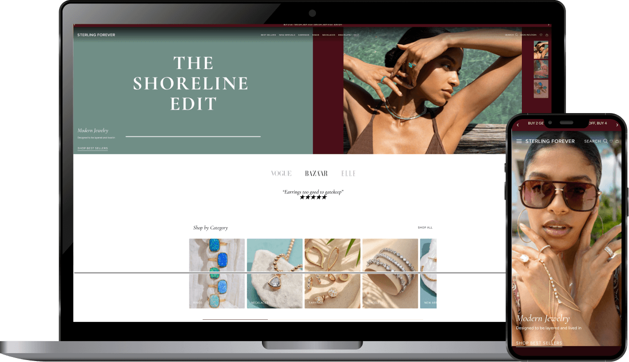 Sterling Forever was born from the belief that everyone deserves access to exquisite jewelry.